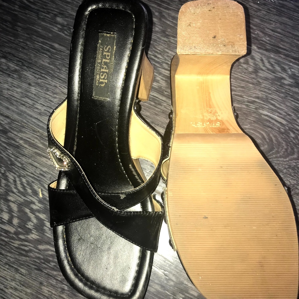 Y2K Rhinestone Heart Heels